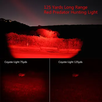 T20 cu Zoom Lanterna XML T6 Tactice Rosu Verde Alb de Vânătoare Prădător Lanterna LED Focus Reglabil în aer liber Pușcă Lumina