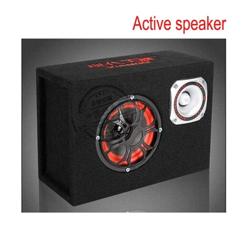 товары для автомаби 5 inch Cabinet Speaker 12V/220V Car Audio Hifi Activ Amplificator Difuzoare KTV Boom Etapă Subwoofere Portabil