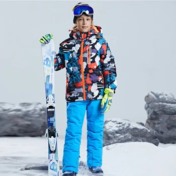 2020 Vânt de Iarnă de Schi pentru Copii Costum de Băiat și Fată de Sport în aer liber Set Copii Respirabil, Vânt Zăpadă de Funcționare Echipament de Schi