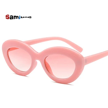 2018 Oval ochelari de Soare Femei de Epocă ochelari de soare pentru Femei Brand Designer de Ochelari Roz UV400 Damele de Lux, Adulți Rotund Ochelari de Soare