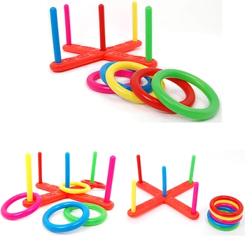 Cerc Inel de Plastic Aruncare Quoits Joc Gradina Piscina Jucărie pentru Copii în aer liber pentru copii Amuzante jucarii