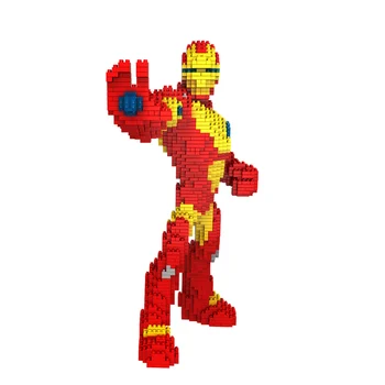 Marvel Super Heroes Construirea de Blocuri de Diamant Pantera Neagră Cifrele de Acțiune Thor Iron Man Mini bloc Jucării Pentru Copii 30cm Mare Cărămizi