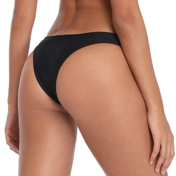 2020 Bază Femeile Cheeky Bikini Brazilian Jos High Cut Tanga, Costume De Baie Feminin Talie Joasa Boxeri Înot Pantaloni Scurți Talie Joasa Trunchiuri