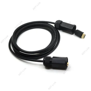 HDMI Impermeabil 2.0 4K femeie la femeie Cabluri de 3m IP68 Doi conectori ambele părți se încheie rezistent la apa cablu HDMI Conector M25