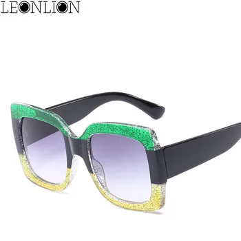 LeonLion 2021 Multicol Pătrat Cristal Ochelari De Soare Pentru Femei Brand Designer De Epocă Clasic În Aer Liber Ochelari Oculos De Sol Masculino