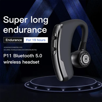 P11 Afaceri Căști Fără Fir Bluetooth V5.0 Casti Handsfree set de Căști HiFi Stereo Căști Cu HD Microfon Pentru Toate Telefoanele