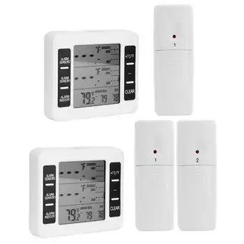 Termometru frigider Wireless de Interior Digital LCD Congelator Alarma Termometru Digital cu Alarma Termometru