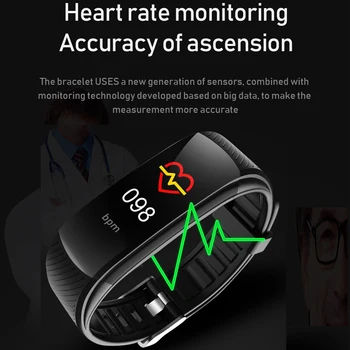 Brățară Inteligent Watch Monitor De Presiune Sanguina Tracker De Fitness Brățară Ceas Inteligent Monitor De Ritm Cardiac Inteligent Ceas De Trupa Bărbați Femei