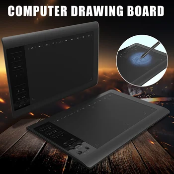 Desen grafic Tableta de 10 x 6 Inch G10 Tabletă Digitală Desen cu 22 Inteligent Butoane Suport Telefon Mobil, Calculator PUO88