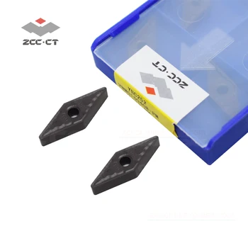 10buc ZCCCT de Cotitură instrument VNMG160408-PM cnc cutter insertii carbură VNMG 160408 pentru mediu tăiat din oțel