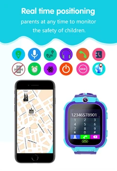 1.44 Inch Q12 Ceas Inteligent Copil Inteligent Ceasuri Baby Watch Impermeabil Chat-Ul De Voce Nouă Finder, Localizare Tracker Anti-A Pierdut Monitor