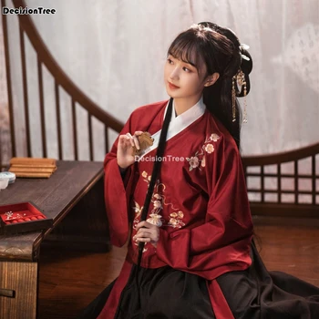 2021 hanfu femei tradițională chineză de dansuri populare zână rochie de curtea de epocă costum de printesa vechi costume de zână fata cosplay