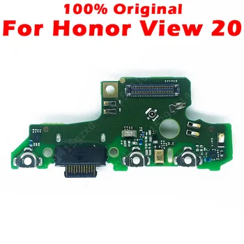 Inițială de Încărcare de Bord Pentru Huawei Honor Vizualiza 20 USB Port de Încărcare pe Judecător V20 PCB Conector Dock Cablu Flex Piese de schimb