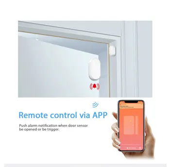 Zigbee Senzor de Usa/fereastra Usa Senzor de Contact Smart Home Senzori de Alarmă Putere de Tuya.