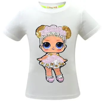 Fetița t-shirt Shirt pentru Copii tricou pentru Copii Haine de Vară pentru adolescenți teuri topuri Fete de îmbrăcăminte L. O. L păpuși