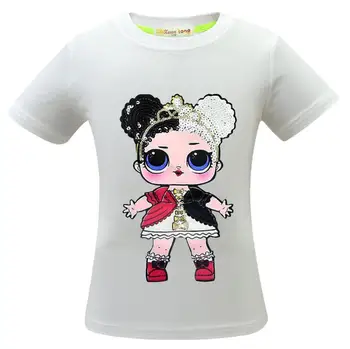 Fetița t-shirt Shirt pentru Copii tricou pentru Copii Haine de Vară pentru adolescenți teuri topuri Fete de îmbrăcăminte L. O. L păpuși