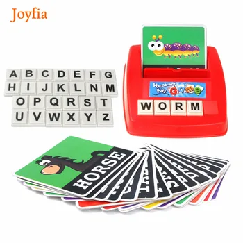 Ortografia Engleză Scrisoare Alfabet Joc De Învățare Scrisori De Potrivire Carte Puzzle Jucarii Educative Pentru Copii De Învățare Jucărie Copil Cadou[