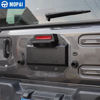 MOPAI CaTailgate roata de rezerva de Evacuare plăcuța de Înmatriculare din Spate pentru Jeep Wrangler JL 2018 2019 2020 Exerior Accesorii