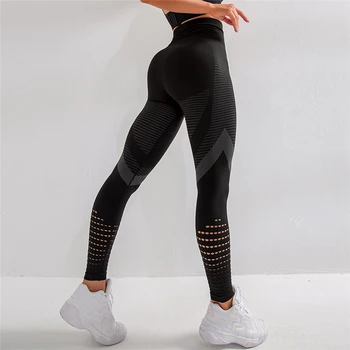 Talie mare fără sudură jambiere pentru femei gol afară de sport legging super elastic pantaloni de yoga de fitness sport colanti jogging pantaloni