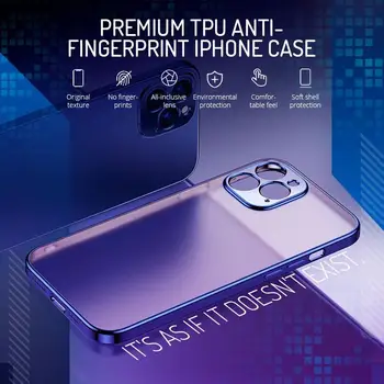 TPU Premium Anti-amprenta pentru iPhone Caz pentru iPhone 12 Pro Max pentru iPhone 11 Pro Mini Caz