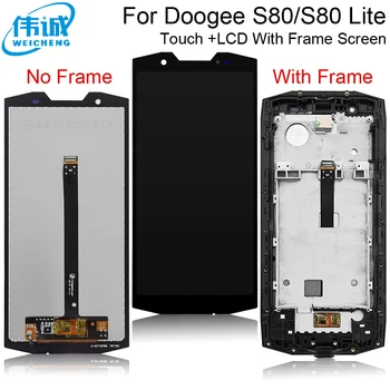 Pentru DOOGEE S80/S80 Lite Display LCD+Touch Screen Digitizer Cu Rama de Asamblare LCD +Instrumente Pentru Doogee S80 Telefon