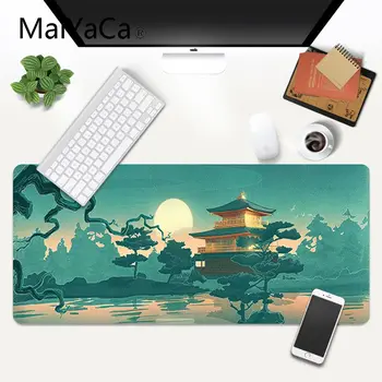 MaiYaCa Amuzant peisaj Japonez Kana val Tastatura Gamer Gaming Mouse pad Gaming Mouse Mat xl xxl 600x300mm pentru dota2 cs go