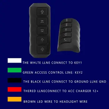 General Auto Wireless Telecomanda de pe Volan Navigație Telecomanda DVD Controler Buton LED-uri fără Fir Control de la Distanță