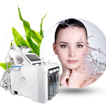 6 în 1 Adânc Clar H2O2 Oxigen Spray Bio Lift Scruber Aqua Peeling Hidro Dermabraziune Mașină