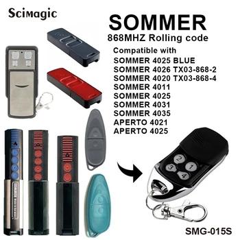 Sommer 868mhz poarta de garaj de la distanță pentru a înlocui SOMMER 4020 TX03-868-4 4026 TX03-868-4 cu telecomanda pentru porti