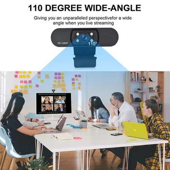 2020 1080p camera web cu Microfon, Focus Fix, de Reducere a Zgomotului, HD, USB, Camera Web, pentru a Mări Întâlnire YouTube Skype FaceTime Hangou