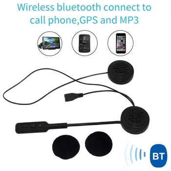 Casca motocicleta cu Cască Bluetooth 5.0 Căști Stereo Wireless Casca Casti Hands free Microfon Pentru Apel de Muzică de Control