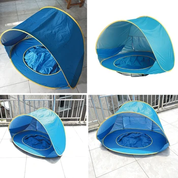 Copil Plaja Cort Impermeabil în aer liber Pop-Up Tent Cort Uv-protejarea Sunshelter cu Piscină pentru Copii Camping Umbrelă de soare pe Plajă Cort Jucarii