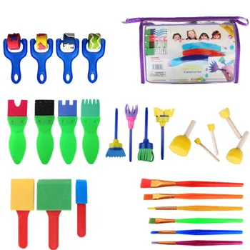 Diy Copii Burete Pensule Instrumente de Desen pentru Copii mai Devreme Pictura 26pcs jucării pentru copii