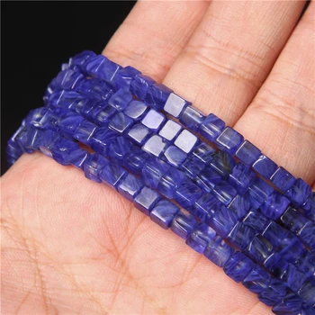 4*4mm Patrati Margele din Piatra Naturala Ochi de Tigru Lapis Lazuli Cuarț Agate Margele Pentru Bijuterii DIY Bratara Cercei Accesorii