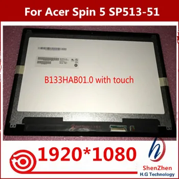 Original Pentru Acer Spin 5 SP513-51 Ecran LCD+Touch Digitizer Asamblare CU TOUCH FHD IPS matrice 30PIN SAU 40PIN
