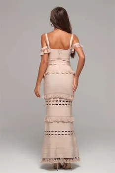 Vară Rochie Bandaj 2020 Înaltă Calitate Lungime de Glezna Elegant Celebritate rochii de Partid pentru Femei de Moda Rochii Lungi de Epocă Vestios
