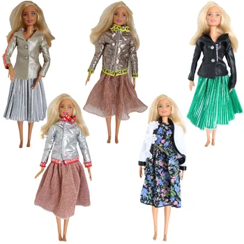 Milano Fashion Stilul de Euro, Topuri Costum Rochie Costum Set pentru Barbie 11 Inci BJD FR SD Haine pentru Păpuși Păpuși Roll Play Accesorii