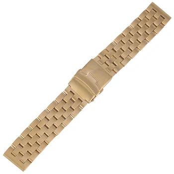 Complet din Oțel Inoxidabil 20mm 22mm Curea de Ceas de Argint Watchband Premium Ceasuri Brățară Incuietoare Pliere cu Siguranță horloge bandjes