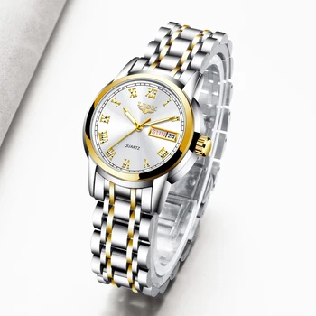 LIGE 2020 Femei Ceasuri de Lux Impermeabil Ceasuri de mână de Brand de Top din Oțel Curea Cuarț Wirst Ceas Pentru Femei Ceas Reloj Mujer