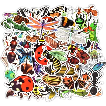 50 BUC Natura Insecte Sticker Fluture Ant Gărgăriță Album cu Autocolante DIY Album Biciclete de Depozitare Firdge Masini de Telefon Laptop