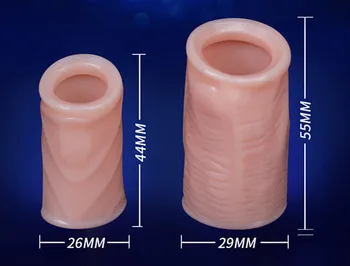 2 buc Silicon inel de penis dublu Penis inele Cockring inel de Penis manșon de Silicon inel de jucarii sexuale pentru barbati Reutilizabile Prezervativ