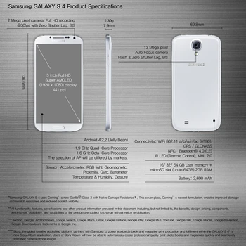 Samsung Galaxy S4 i9500 i9505 Deblocat Telefoane Mobile 5.0