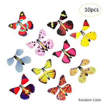 Noi 10buc Magic Fluture care zboară Card de Jucărie cu Mâinile Goale Solar Fluture Nunta Recuzită Magie Trucuri Magice pentru Copii Jucarii