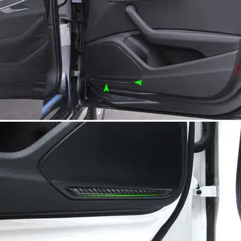 Mutips Portiera difuzor Capacul Jos Panoul Difuzor Benzi Tapiterie din Fibra de Carbon Autocolante de Interior Pentru Audi A4 A4L B9 2017-2019
