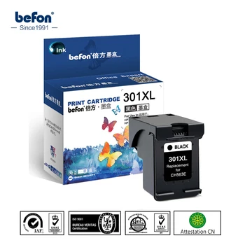 Befon Negru 301XL Re-fabricate de Înlocuire a Cartușului de Cerneală HP 301 Cartus pentru DeskJet 1050 2050 3050 2150 3150 1010 1510