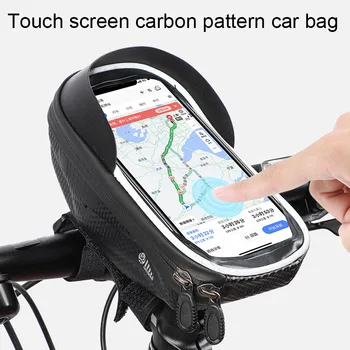 Sac de biciclete Ciclism Sac Sac Biciclete MTB Biciclete Accesorii Telefon Mobil Touch Screen Sac 6.5 în Caz de Telefon Touchscreen Sac