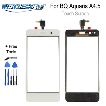Negru/Alb Pentru BQ Aquaris A4.5 Touch Screen Digitizer Sticla Touch Panel Pentru BQ A4.5 Atingeți Senzorul de Pantalla tactil Lcd Nu
