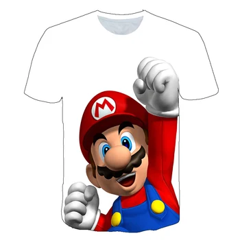2020 Super Mario 3D desene animate Baieti T shirt pentru Fete Adolescenți Copii tricou pentru Baieti Fete moda Copii 3D tricou Haine