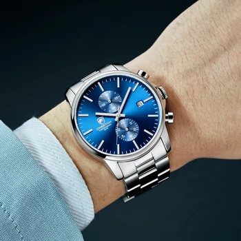 Bărbați Ceas GHEPARD Top Brand de Lux de Afaceri Cuarț Ceas de mână Moda Sport din Oțel Inoxidabil rezistent la apa Ceasul Relogio Masculino