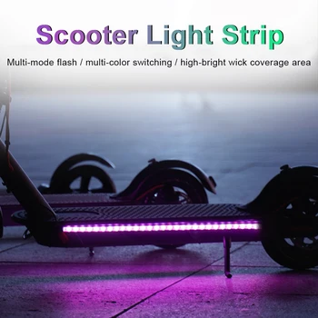 Aplicabile La Xiaomi M365 Scuter Lumina Benzi Strip Pro Scooter Șasiu Lumina Lumini Colorate Noapte Colorate Marquee